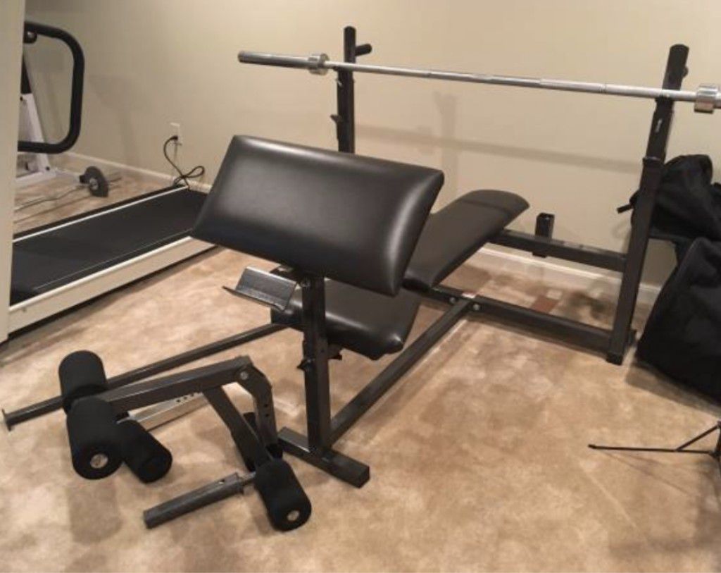 Weight Bench Fitness Exercise Workout Gym