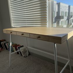 IKEA Lillasen Bamboo Desk 