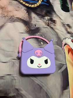 Sanrio Kuromi Q Uncle Zip Up Purse 5”