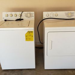 GE PROFILE WASHER AND DRYER 