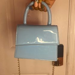 Teal Mini Tote Bag