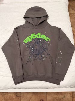Grey Sp5der Set (Hoodie & Sweatpants)