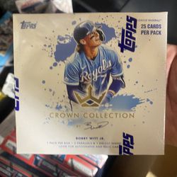 2022 Topps x Bobby Witt Jr. Crown Collection baseball MLB sealed box