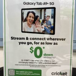 Cricket Has Tablets