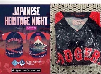 Dodgers Japanese Heritage 2026 Jersey XL