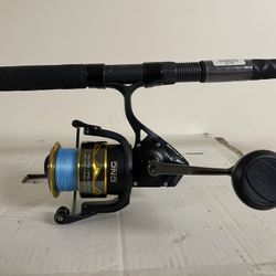 Used Penn BTLIV(contact info removed)MH Battle IV Spinning Combo 9’ Medium Heavy 2