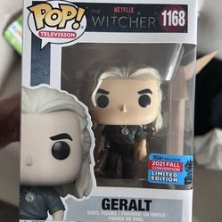 Geralt The Witcher Comic Con Exclusive Funko Pop Netflix