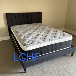 New Queen Bed Frame With Mattress