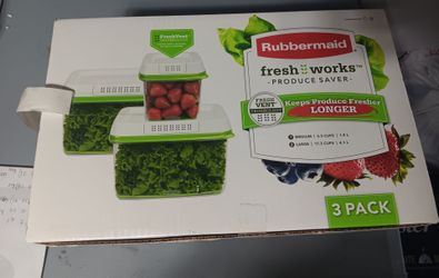 Rubbermaid FreshWorks Produce Saver 3-Pack