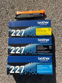 Genuine Brother TN227 Toner Cartridges – 3 Pack – New