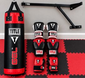 TITLE Boxing Gel World Strap Style Heavy Bag 2.0 (150lb)