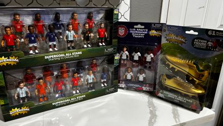 Collectible soccer figurines