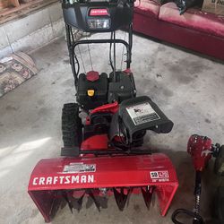Lawn Mower, Snow Blower and, Leaf Blower Trimmer Set
