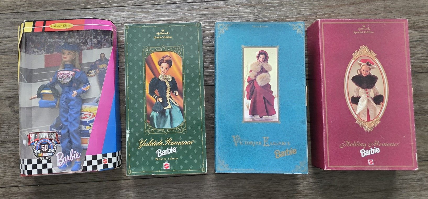 Lot of 4 Barbie Dolls New In The Box