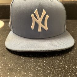 Baby Blue Fitted Cap