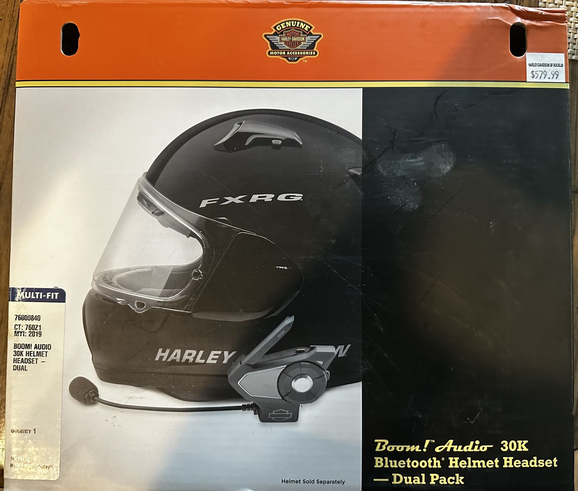 Harley Davidson Audio 30KWireless Headset 