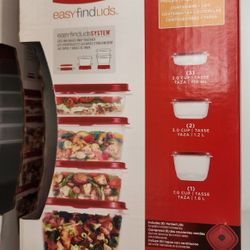 Rubbermaid 12 Pieces Tupperware