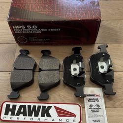 Front Brake Pads for BMW e46, e83, e85, Hawk HPS 5.0 HB464B.764, New