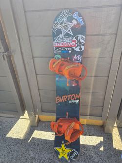 Burton ripcord 156w flatop snowboard