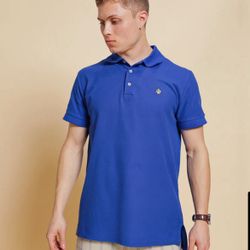 Lamb Talk Polo - Royal Crown Blue Size 2X