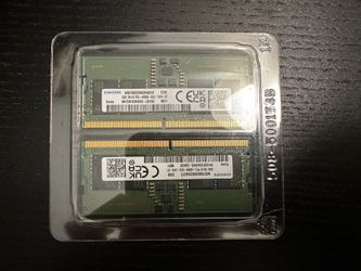 Samsung 16GB (2x8GB) DDR5 4800MHz Laptop RAM sodimm Memory