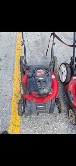 Push mower not negotiable
