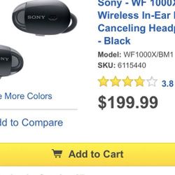 Sony wireless headphones