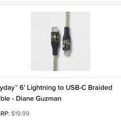 heyday™ 6' Lightning to USB-C Braided Cable iPhone Changer