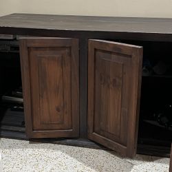 Wooden Storage Statement Piece 