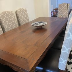 Dining Table without Chairs. Solid Wood. 