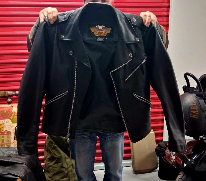 Men's Harley-Davidson Vintage Black Leather Jacket