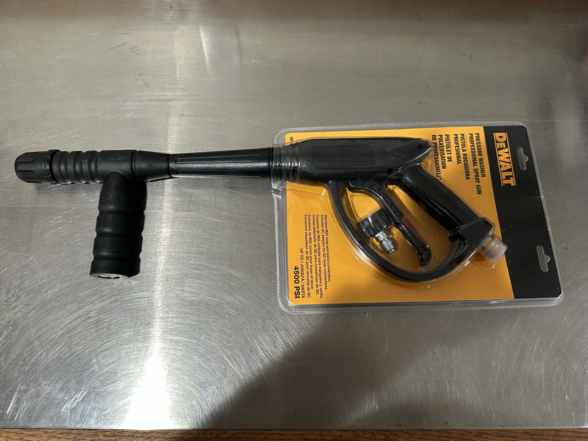 Dewalt Spray Gun M22 Connections For Cold Water Pressure Washer 4500 Psi