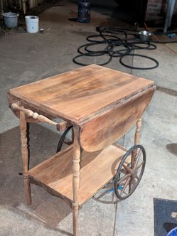 Early 20th Century Mahogany Tea Cart