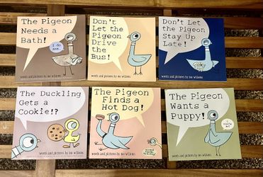 Don't Let The Pigeon Series 6 Books Collection Gift for Kindergarten Children Boy Girl