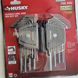 Husky 26 Pc Hex Wrench Key Set