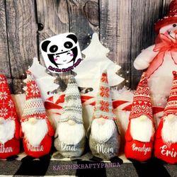 🧑‍🎄🎄Personalized CHRISTMAS HOLIDAY GNOMES🎅