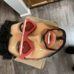 Bat Bunny Cabezon Con Gafas Led