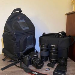 Canon EOS Rebel SL2DSLR Camera Bundle