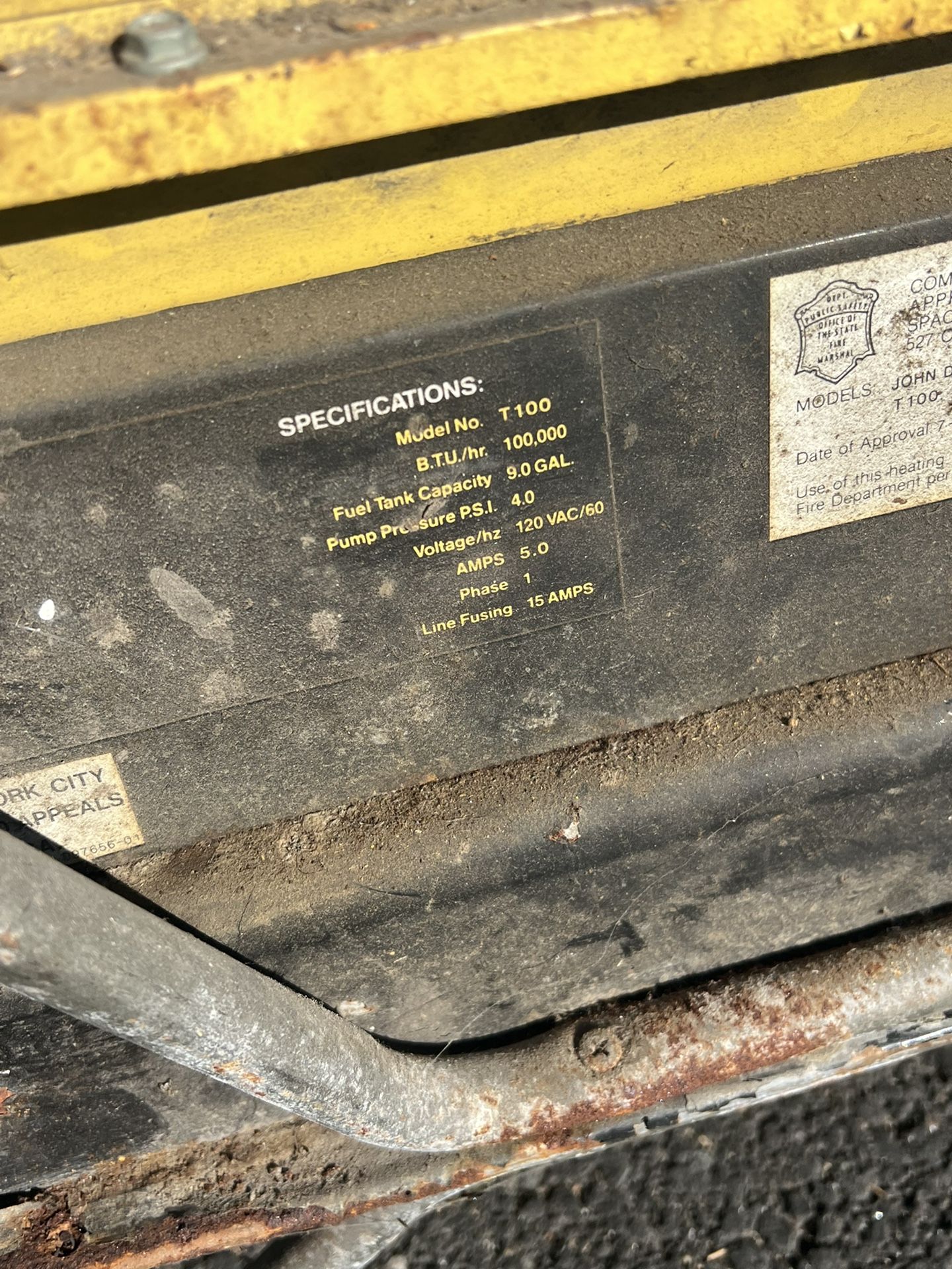 Jobsite heaters John Deere if you cannot get it working I will give you a full refund