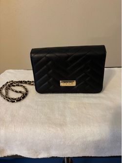 BeBe Black Quilted Handbag