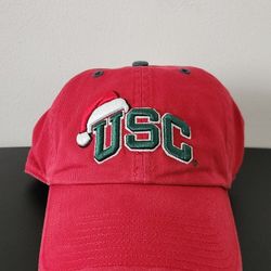 Brand New Vintage USC Christmas/Santa Twin Enterprise Inc. Strapback Hat
