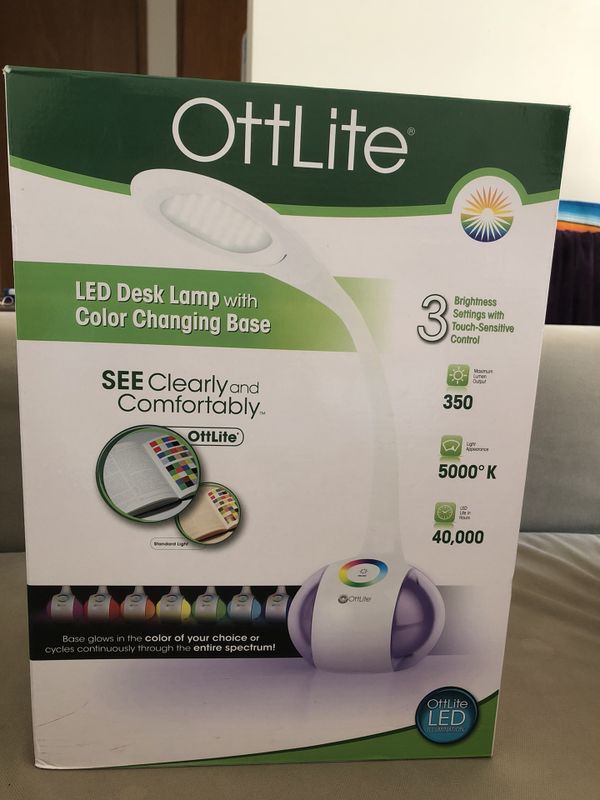 Ottlite Led Desktop Lamp With Color Changing Base For In Open In The Continue To Mobile Website