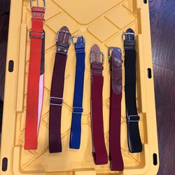 Softball/baseball belts