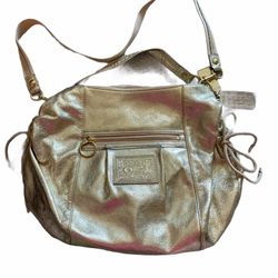 Coach Gold Poppy Jazzy Shoulder Bag 
