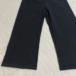 Leggings  Capri Anchos Lululemon Doble Vista  Size 6