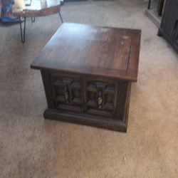 Vintage Oak End Tables
