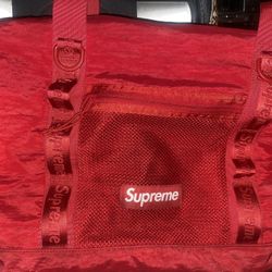 Supreme Zip Tote Bag RED 