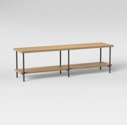 Vood and Metal TV Stand for TVs up to ô0" Natural