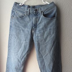 Wrangler Cotton Light Wash  Denim Jeans Mens 31 x 34