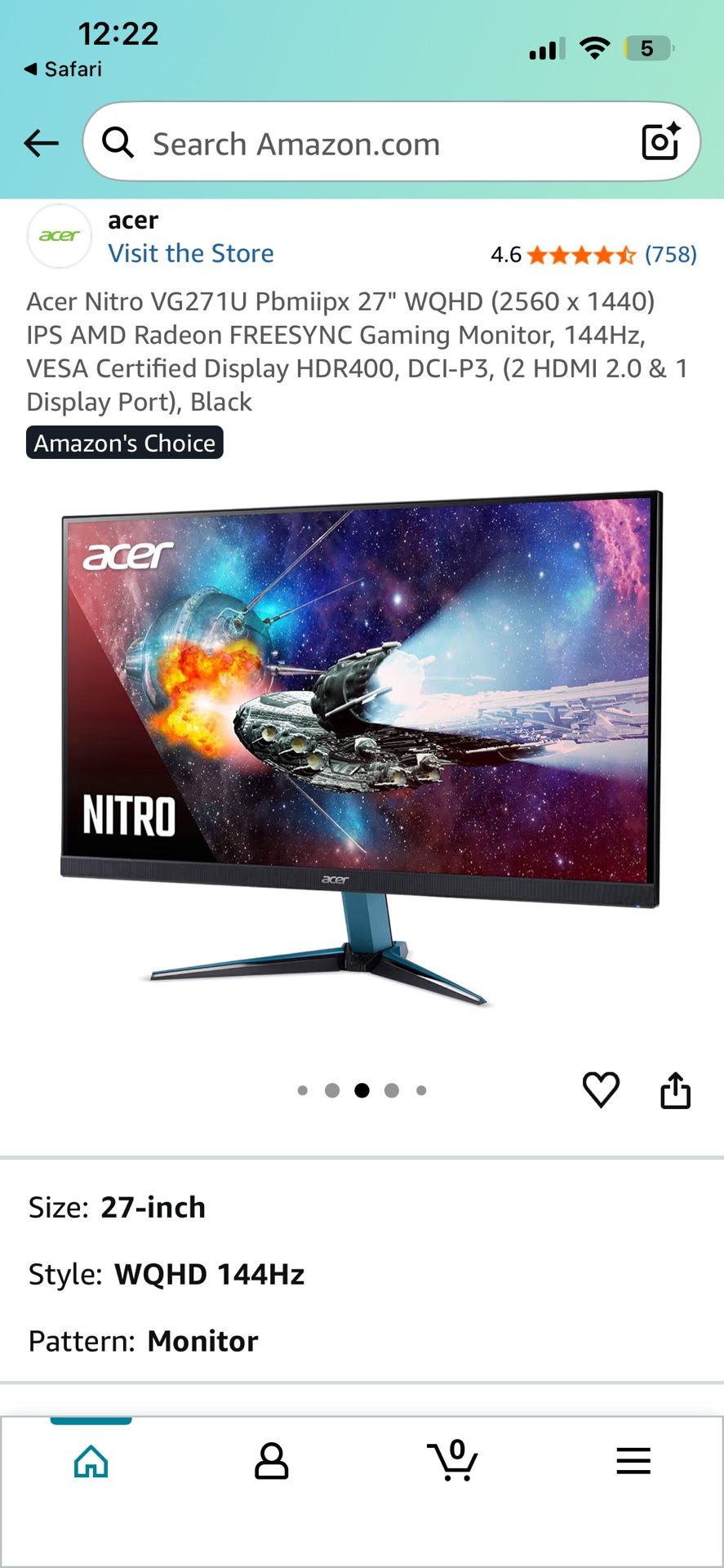 Acer Gaming Monitor!